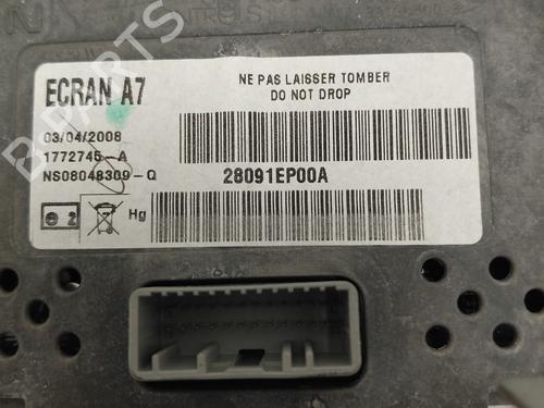 Display Display NISSAN QASHQAI I (J10, NJ10) 2.0 dCi All-wheel Drive (150 hp) 36293935 36293935
