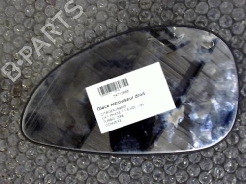 Used Right mirror glass CITROËN C4 I (LC_) 1.6 HDi (90 hp) 24740671