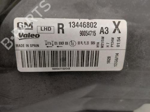 Right headlight OPEL CORSA D (S07) 1.4 (L08, L68) | BP39424449C29 - Image 3