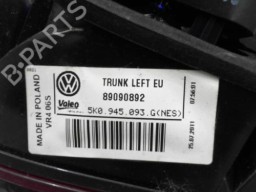 Left tailgate light VW GOLF VI (5K1) 1.6 TDI | BP24745422C79 