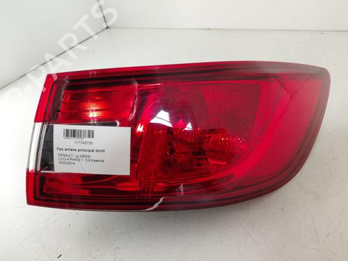 Used Right taillight RENAULT CLIO IV (BH_) 0.9 TCe 90 (BHNF, BHMA, BHMH, BHJK, BHJR) (90 hp) 30817457