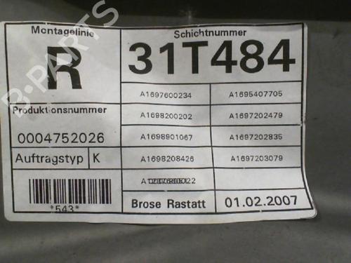 Used Front right window mechanism MERCEDES-BENZ B-CLASS Sports Tourer (W245) B 200 CDI (245.208) (140 hp) 24755224