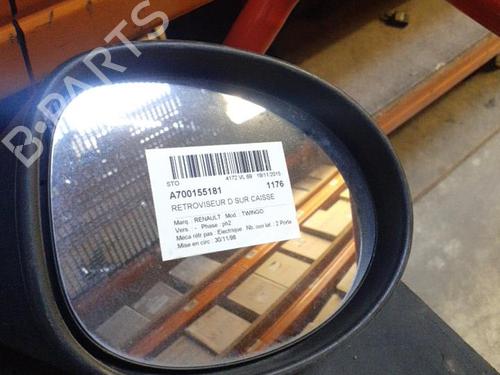 Used Right mirror RENAULT TWINGO I (C06_) 1.2 (C066, C068) (58 hp) 24758534
