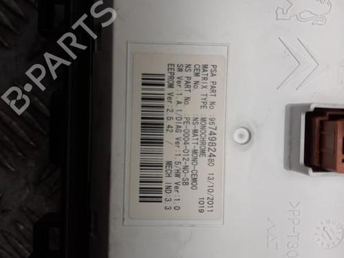 Instrument cluster PEUGEOT 5008 (0U_, 0E_) 2.0 HDi 150 / BlueHDi 150 | BP24751658C47 