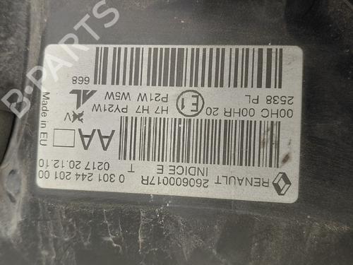 Left headlight RENAULT MEGANE III Hatchback (BZ0/1_, B3_) 1.5 dCi (BZ09, BZ0D, BZ1W, BZ29, BZ14) | BP36150924C28 - Image 4
