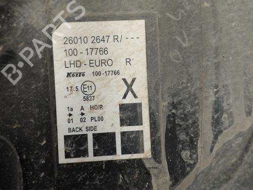 Used Right headlight Right headlight RENAULT KANGOO Express (FW0/1_) [2008-2026] 34557416 34557416