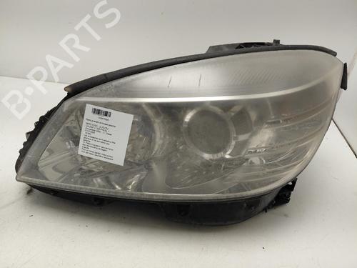 Used Left headlight Left headlight MERCEDES-BENZ C-CLASS (W204) C 200 CDI (204.007, 204.006) (136 hp) 39938425 39938425