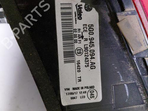 Right tailgate light VW GOLF VII (5G1, BQ1, BE1, BE2) 1.0 TSI | BP29544407C80 