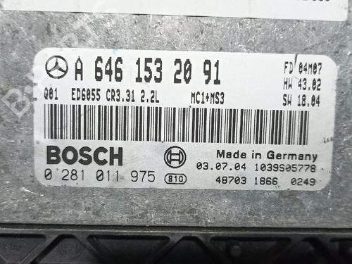 Engine control unit (ECU) MERCEDES-BENZ VITO Bus (W639) | BP38897125M57 - Image 3