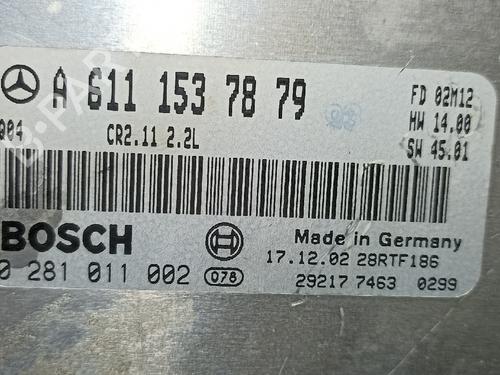 Engine control unit (ECU) MERCEDES-BENZ C-CLASS (W203) | BP38897578M57 - Image 3