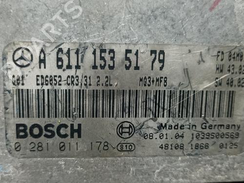 Engine control unit (ECU) MERCEDES-BENZ VITO Bus (W639) | BP38898128M57 - Image 3