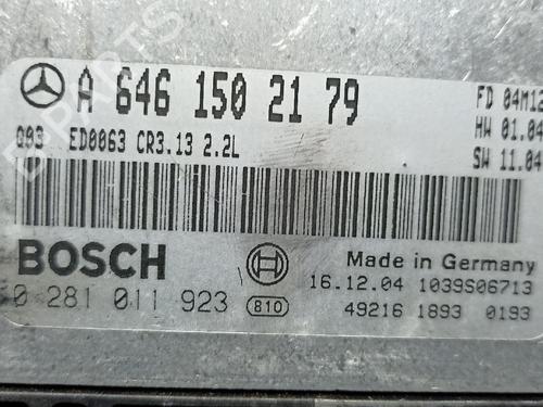 Engine control unit (ECU) MERCEDES-BENZ E-CLASS T-Model (S211) E 220 CDI (211.206) | BP38903497M57 - Image 3