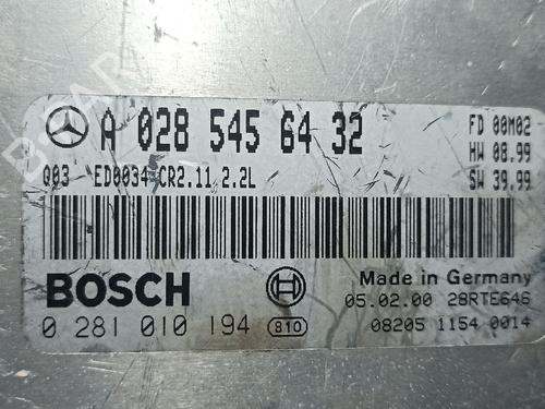 Engine control unit (ECU) MERCEDES-BENZ E-CLASS (W210) E 220 CDI (210.006) | BP38904662M57 - Image 3