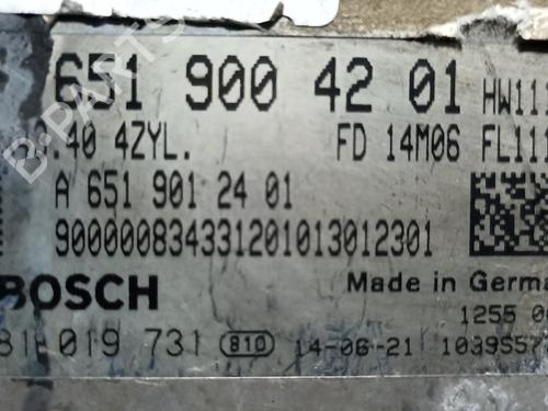 Engine control unit (ECU) MERCEDES-BENZ E-CLASS T-Model (S212) E 200 CDI / BlueTEC (212.205, 212.206) | BP38906812M57 - Image 2