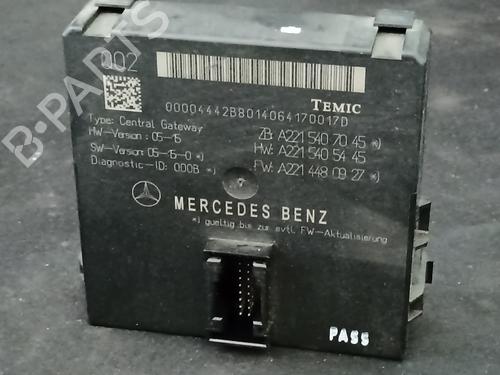 Used Electronic module Electronic module MERCEDES-BENZ S-CLASS (W221, V221) S 320 CDI (221.022, 221.122) (235 hp) 38907825 38907825