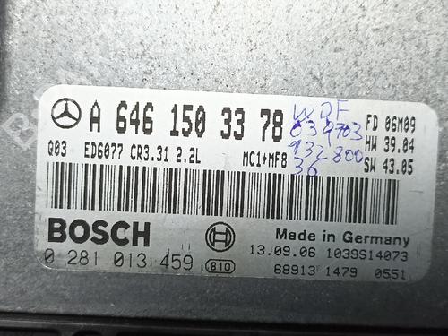Engine control unit (ECU) MERCEDES-BENZ VITO Bus (W639) 109 CDI (639.701, 639.703, 639.705) | BP38908121M57 - Image 3