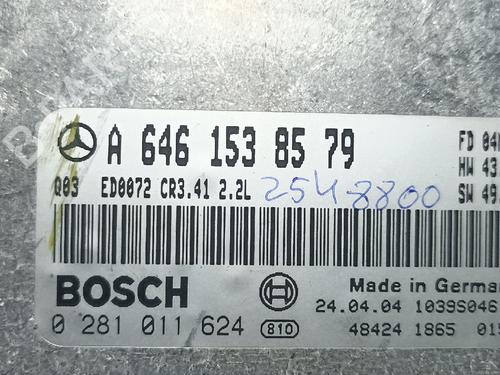Engine control unit (ECU) MERCEDES-BENZ E-CLASS (W211) E 200 CDI (211.004) | BP38908589M57 - Image 3