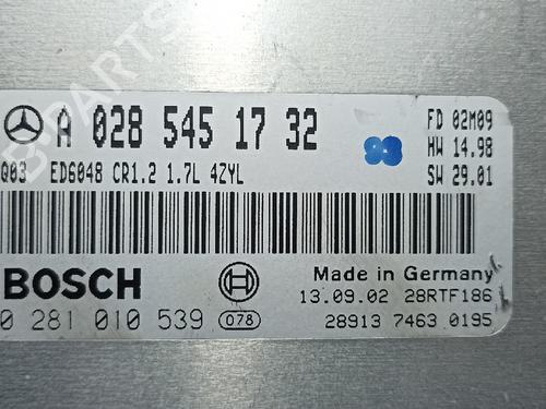Engine control unit (ECU) MERCEDES-BENZ VANEO (414) 1.7 CDI (414.700) | BP38909535M57 - Image 3