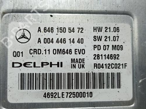 Engine control unit (ECU) MERCEDES-BENZ E-CLASS (W211) E 200 CDI (211.007) | BP38909651M57 - Image 2