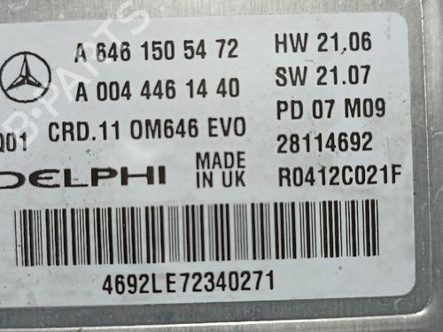 Engine control unit (ECU) MERCEDES-BENZ E-CLASS (W211) E 200 CDI (211.007) | BP38910352M57 - Image 2