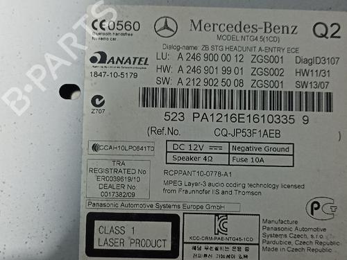 Radio MERCEDES-BENZ A-CLASS (W176) A 160 CDI / d (176.011) | BP38889059E6 - Image 3
