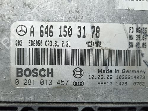 Engine control unit (ECU) MERCEDES-BENZ VIANO (W639) | BP38889306M57 - Image 3