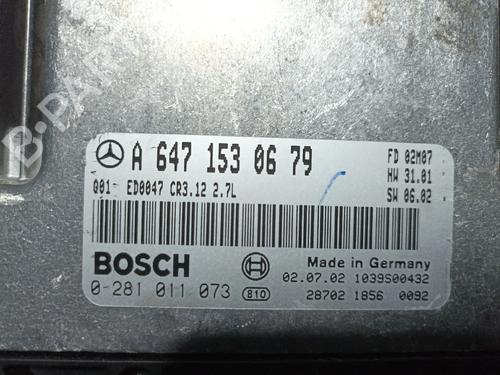 Engine control unit (ECU) MERCEDES-BENZ E-CLASS (W211) E 270 CDI (211.016) | BP38880870M57 - Image 3