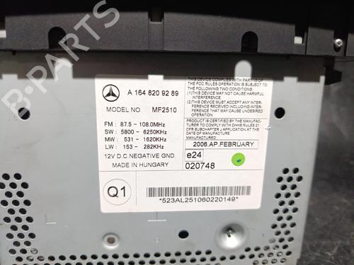 Radio MERCEDES-BENZ M-CLASS (W164) ML 280 CDI 4-matic (164.120) | BP38889727E6 - Image 3