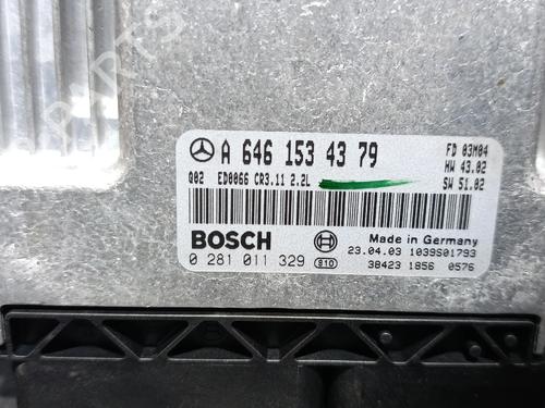 Engine control unit (ECU) MERCEDES-BENZ E-CLASS (W211) E 200 CDI (211.004) | BP38890883M57 - Image 3