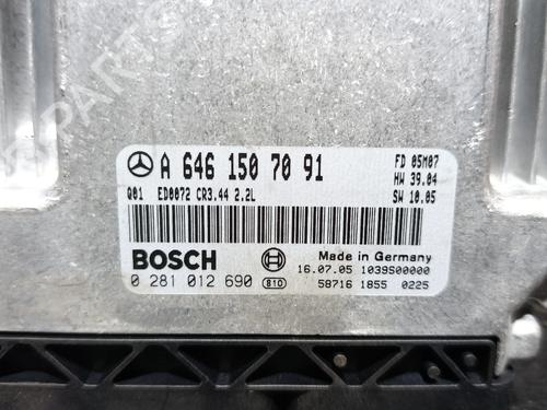Engine control unit (ECU) MERCEDES-BENZ E-CLASS (W211) E 200 CDI (211.004) | BP38891434M57 - Image 3