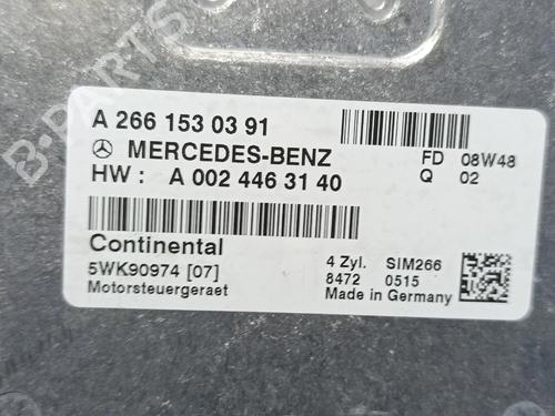 Engine control unit (ECU) MERCEDES-BENZ A-CLASS (W169) A 150 (169.031, 169.331) | BP38891654M57 - Image 4