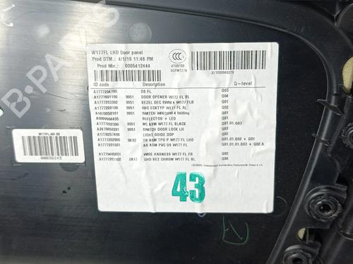 Front left panel MERCEDES-BENZ A-CLASS (W177) A 180 d (177.003) | BP38895841C58 - Image 7