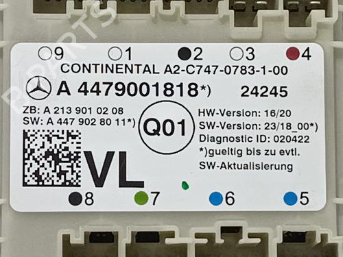 Electronic module MERCEDES-BENZ VITO Van (W447) 114 CDI (447.601, 447.603, 447.605) | BP40258616M83 - Image 7