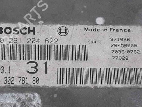 Engine control unit (ECU) CITROËN SAXO (S0, S1) 1.1 X, SX | BP25195453M57 