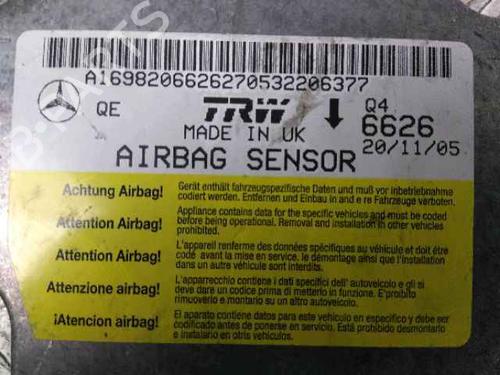 ECU airbags MERCEDES-BENZ A-CLASS (W169) A 200 CDI (169.008, 169.308) | BP25162090M53 