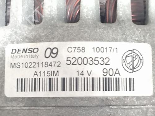 Alternator FIAT PANDA (169_) 1.2 (169AXF2A, 169AXF1A) | BP38341256M7 - Image 2