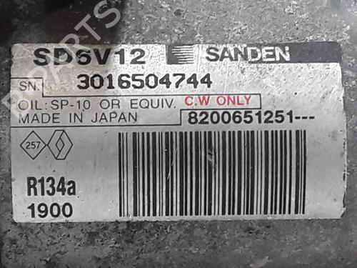 AC compressor RENAULT CLIO III (BR0/1, CR0/1) 1.5 dCi (BR17, CR17) | BP31961388M34