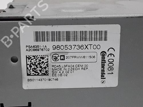 Radio CITROËN C3 II (SC_) 1.2 VTi 82 | BP33892317E6 - Image 2