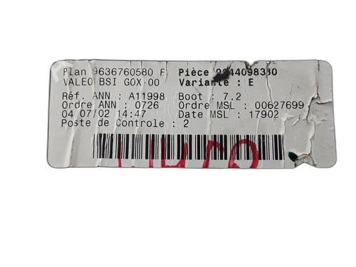 Elektronisk modul PEUGEOT 307 (3A/C) 1.6 16V | BP29230143M83 