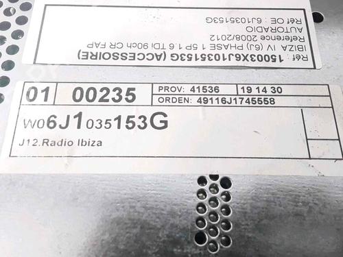 Radio SEAT IBIZA IV (6J5, 6P1) 1.6 TDI | BP25190051E6 