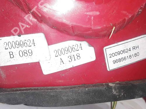 Right taillight PEUGEOT 206+ (2L_, 2M_) 1.4 HDi eco 70 | BP25193186C35 