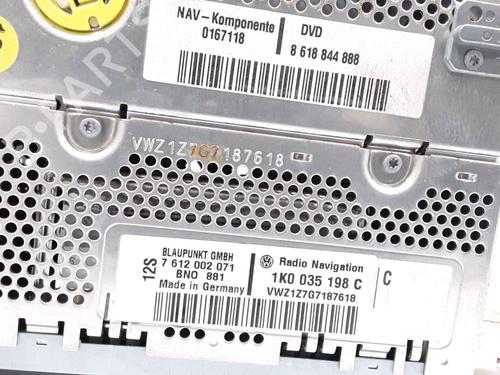 Bilradio VW TOURAN (1T1, 1T2) 2.0 TDI 16V | BP25190079E6