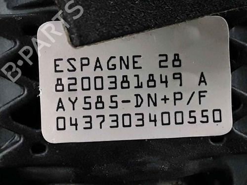 Driver airbag RENAULT MEGANE II (BM0/1_, CM0/1_)  | BP25160345C9 