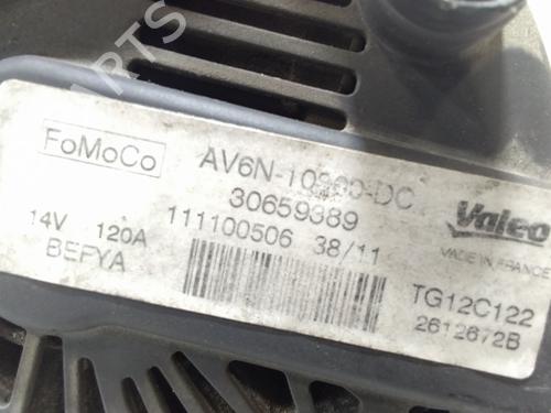 Alternateur FORD FIESTA VI (CB1, CCN) 1.4 TDCi (70 hp) 31984087