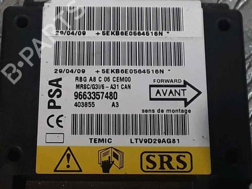 Kollisjonspute styreenhet CITROËN C3 I (FC_, FN_) 1.6 16V HDi | BP25162101M53 