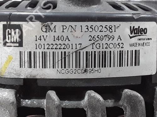 Alternator OPEL ASTRA J (P10) 2.0 CDTI (68) | BP33750779M7 - Image 2