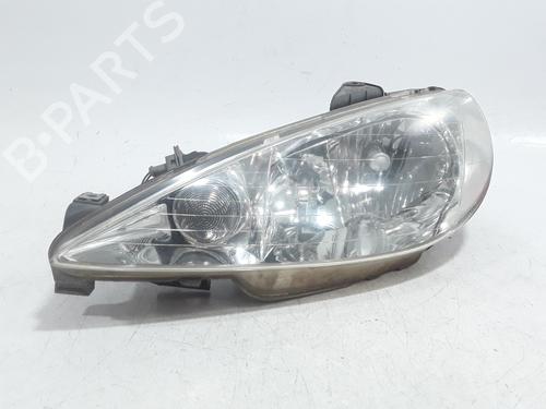 Used Left headlight Left headlight PEUGEOT 206 Hatchback (2A/C) 1.4 i (75 hp) 40464063 40464063