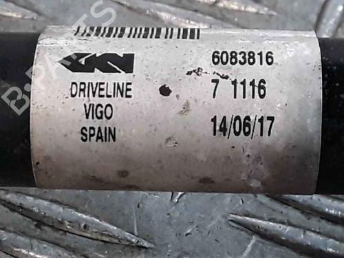 Left front driveshaft OPEL CORSA D (S07) 1.2 (L08, L68) | BP25199785M38 