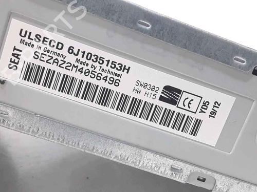 Radio SEAT IBIZA IV (6J5, 6P1) 1.6 TDI | BP25189637E6 