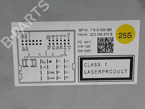 Radio VW GOLF VI (5K1) 1.6 TDI | BP33221148E6 - Image 2